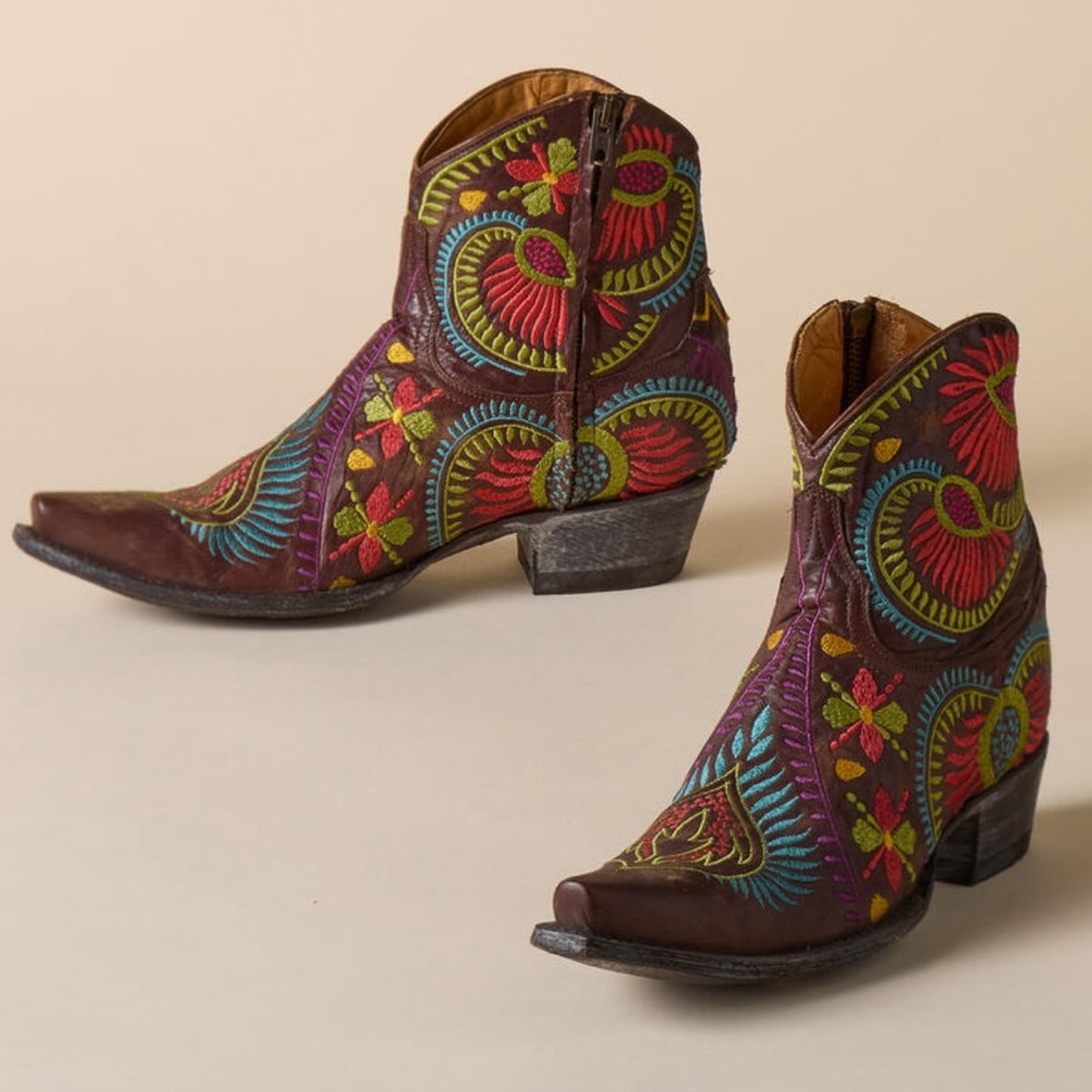 Old Gringo Andes Flora Tiegan Short Boots. New in box! - Picture 9 of 11